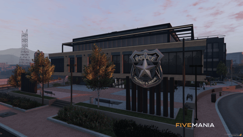 FIVEM Mission Row Police Department V2 | Enhanced Police Station MLO | Interior & Exterior | Modern Design | Detailed Offices | Garage | Add-On | Optimized | Fivem Ready | High Quality — image 4