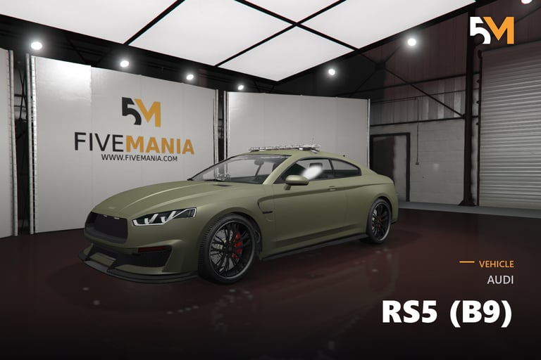 FIVEM Audi RS5 (B9), Lore Friendly Performance Coupe