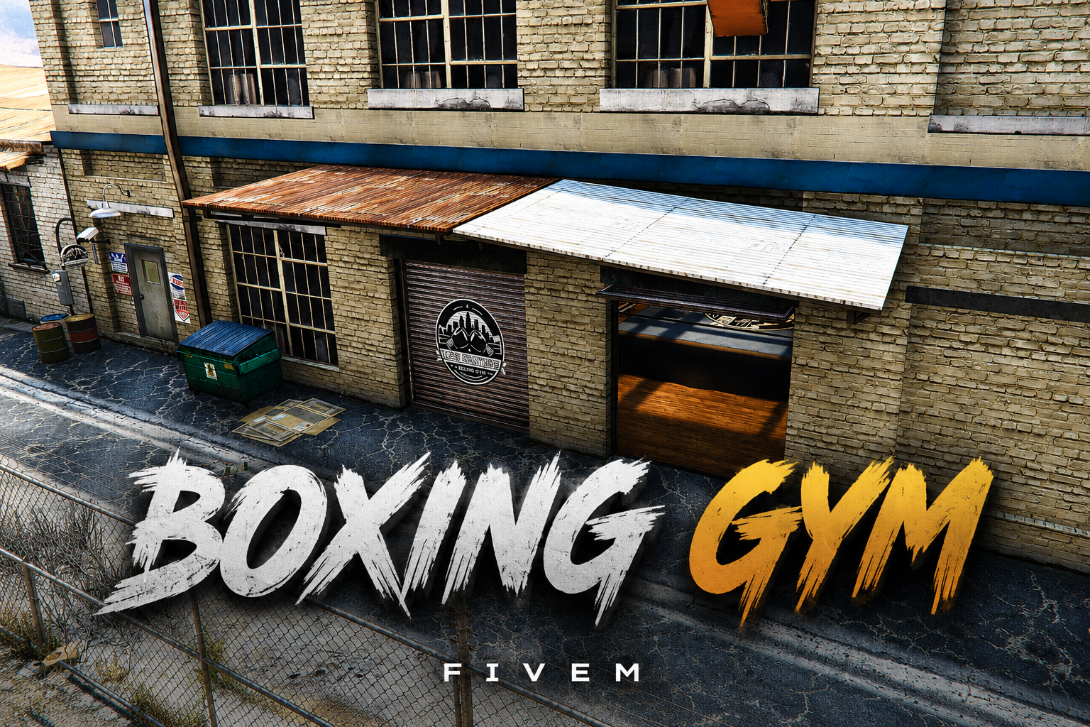 FIVEM Boxing Gym | Realistic Sports Facility MLO | Interior & Exterior | Training Area | Add-On | Optimized | Fivem Ready | High Quality