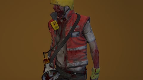 Victor | FiveM Male Ped | Undead Worker | Multiple Outfits | Optimized & Fivem Ready [Add-On] cover