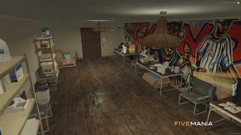 FIVEM Families Stash | Gang Hideout MLO | Pool Table | Drug Lab | Stash Room | Add-On | Optimized | Fivem Ready | High Quality — image 12