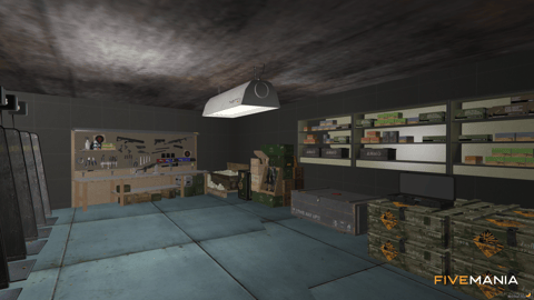 FIVEM Mountain Base | Secret Underground Base MLO | Interior & Exterior | Command Center | Lounge Area | Parking Garage | Add-On | Optimized | Fivem Ready | High Quality — image 16