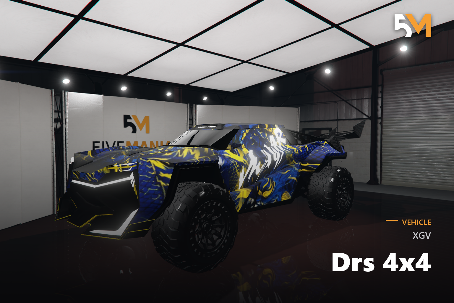 FIVEM Xgv Drs 4x4 | Futuristic Off-Road Vehicle [Unbadged] Add-On | Custom Livery | High Performance | Optimized | Fivem Ready | High Quality