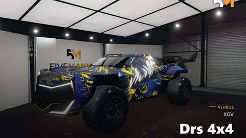 FIVEM Xgv Drs 4x4 | Futuristic Off-Road Vehicle [Unbadged] Add-On | Custom Livery | High Performance | Optimized | Fivem Ready | High Quality cover