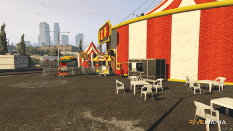 FIVEM Circus | Grand Entertainment MLO | Interior & Exterior | Food Stalls | Fortune Teller Booth | Add-On | Optimized | Fivem Ready | High Quality — image 5