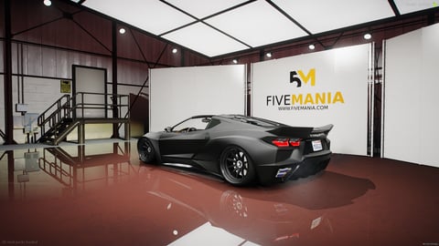 FIVEM Coquette4c | Realistic Sports Car Add-On | Interior & Exterior | Working Lights | Custom Wheels | Optimized | Fivem Ready | High Quality — image 8