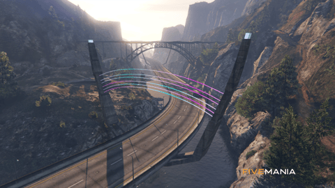 FIVEM Canyon Bridge | Scenic Bridge Map Edit | Custom Lighting | Parking Area | New Roads | Add-On | Optimized | Fivem Ready | High Quality — image 3