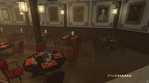 FIVEM Triad Headquarters | Criminal Organization MLO | Interior & Exterior | Casino Games | Meeting Room | Jail Cells | Bar Area | Add-On | Optimized | Fivem Ready | High Quality — image 5