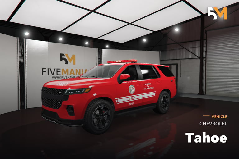 FIVEM Chevrolet Tahoe, Lore Friendly Emergency SUV