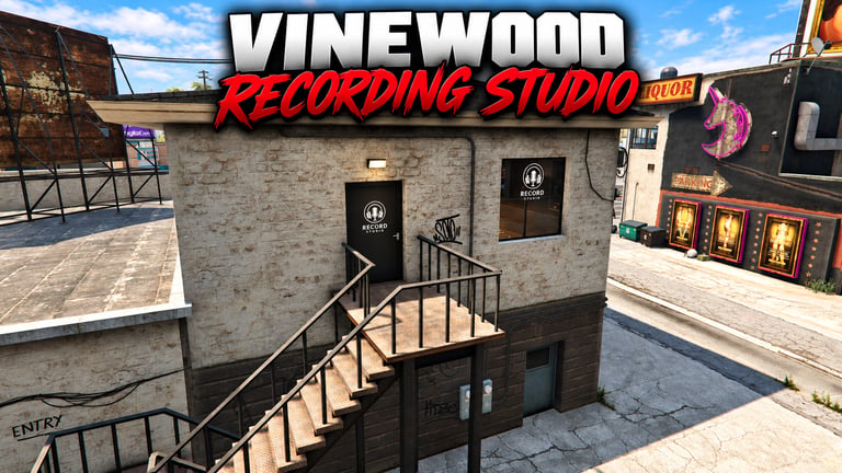 FIVEM Vinewood Recording Studio, Music Studio MLO
