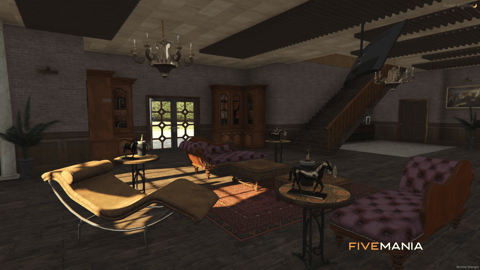 FIVEM Mafia Mansion | Luxury Criminal Estate MLO | Interior & Exterior | Custom Props | Secure Office | Optimized | Fivem Ready | High Quality | Add-On — image 7
