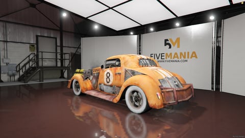 FIVEM Tmcrazy | Custom Post-Apocalyptic Hot Rod Add-On | Custom Parts | Rusty Textures | Working Lights | Optimized | Fivem Ready | High Quality, image 9