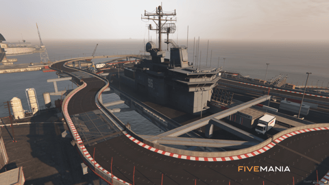 FIVEM The Port Race Truck | Dynamic Race Track MLO | Multiple Layouts | Add-On | Optimized | Fivem Ready | High Quality — image 15