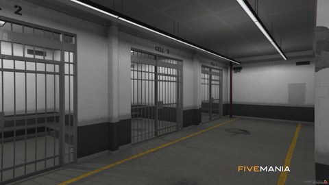 FIVEM Vinewood Police Department | Detailed Police Station MLO | Interior & Exterior | Offices & Jail Cells | Parking Garage | Add-On | Optimized | Fivem Ready | High Quality — image 24