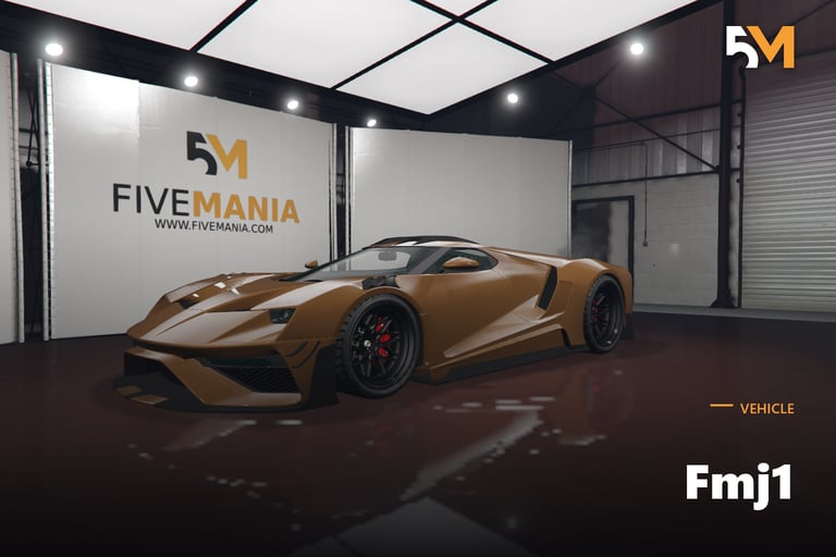 FIVEM Fmj1, Realistic Sports Car [Unbadged] Add-On