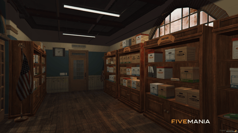 FIVEM Mesa Police Department | Detailed Police Station MLO | Interior & Exterior | Jail Cells | Briefing Room | Armory | Add-On | Optimized | Fivem Ready | High Quality — image 10