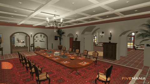 FIVEM Guru House | Luxury Estate MLO | Interior & Exterior | Bar & Dining Area | Custom Grounds | Add-On | Optimized | Fivem Ready | High Quality — image 12
