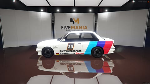 FIVEM BMW M3e30 | Realistic Sports Car [Badged] Add-On | Liveries | Interior & Exterior | Working Lights | Optimized | Fivem Ready | High Quality — image 7