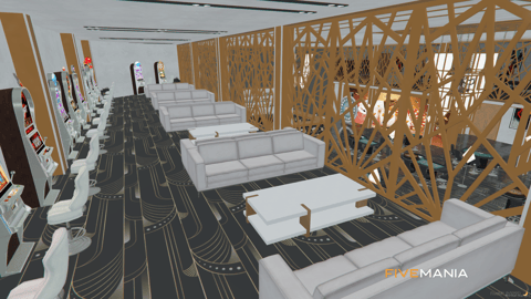 FIVEM Atlantis Casino | Grand Casino Interior & Exterior | Casino Games | Parking Garage | Office Space | Add-On | Optimized | Fivem Ready | High Quality — image 20