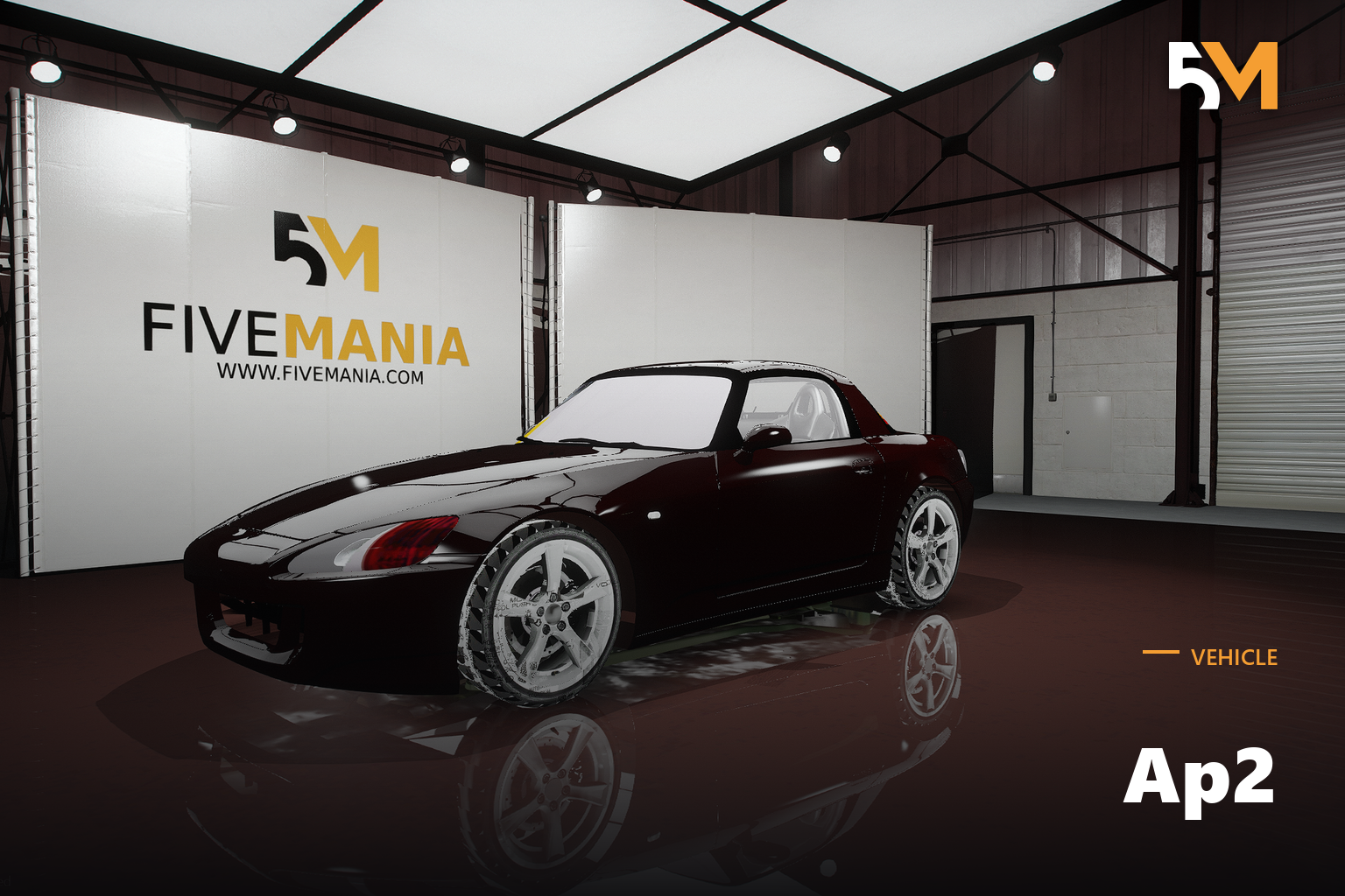 FIVEM Ap2 | Realistic Sports Car [Unbadged] Add-On | Interior & Exterior | Custom Wheels | Add-On | Optimized | Fivem Ready | High Quality