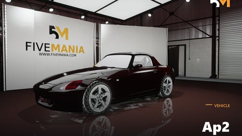 FIVEM Ap2 | Realistic Sports Car [Unbadged] Add-On | Interior & Exterior | Custom Wheels | Add-On | Optimized | Fivem Ready | High Quality cover