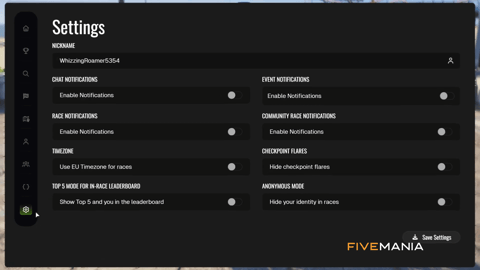 FIVEM Street Racing V2 | Advanced Racing System | Custom Tracks | Leaderboards | ELO Ranking | Profile Search | Add-On | Optimized | Fivem Ready | High Quality, image 19