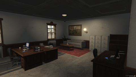 FIVEM Sandy Bank | Custom Bank MLO | Interior & Exterior | Offices | Security Room | Add-On | Optimized | Fivem Ready | High Quality — image 23