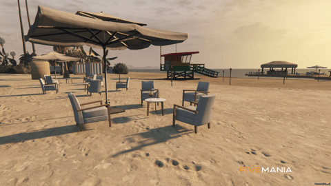 FIVEM Vespucci Beach Club | Luxury Beachfront MLO | Pools & Bars | DJ Booth | Seating Areas | Exterior Map | Add-On | Optimized | Fivem Ready | High Quality — image 9
