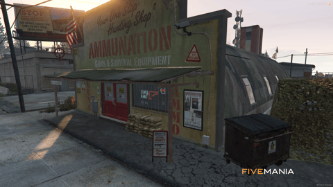 FIVEM Ammunation | Custom Gun Store MLO | Interior & Exterior | Custom Props | Add-On | Optimized | Fivem Ready | High Quality — image 3