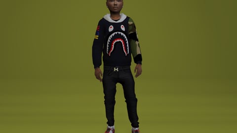 Darius | Male Teen Ped | Multiple Outfits | Optimized & Fivem Ready [Add-On] — image 6