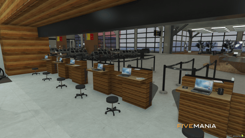 FIVEM Isia Airport | Custom International Airport MLO | Interior & Exterior | Shops & Lounges | Add-On | Optimized | Fivem Ready | High Quality — image 15
