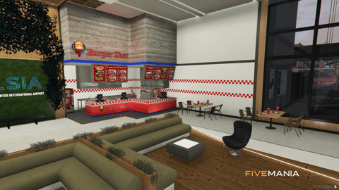 FIVEM Isia Airport | Custom International Airport MLO | Interior & Exterior | Shops & Lounges | Add-On | Optimized | Fivem Ready | High Quality — image 6