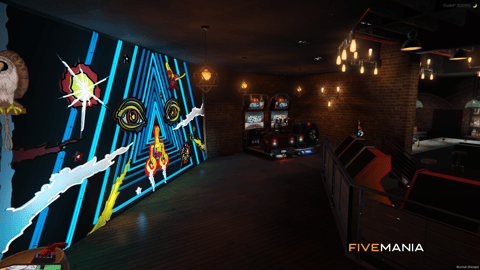 FIVEM Arcade | Vibrant Retro Gaming MLO | Working Arcade Machines | Add-On | Optimized | Fivem Ready | High Quality — image 4