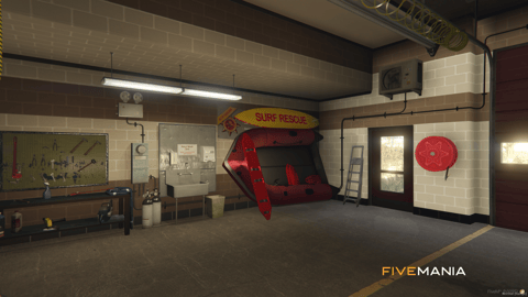 FIVEM Blaine County Fire Station | Detailed Fire Station MLO | Interior & Exterior | Offices & Garage Bays | Lore Friendly | Add-On | Optimized | Fivem Ready | High Quality — image 7