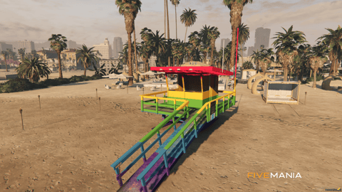 FIVEM Vespucci Beach Club | Luxury Beachfront MLO | Pools & Bars | DJ Booth | Seating Areas | Exterior Map | Add-On | Optimized | Fivem Ready | High Quality — image 19