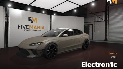 FIVEM COIL Electron1c | Modern Electric Sports Car Add-On | Custom Body Kit | Custom Wheels | Interior & Exterior | Optimized | Fivem Ready | High Quality cover