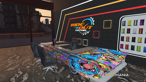 FIVEM Rideout Customs | Custom Mechanic Shop MLO | Interior & Exterior | Multiple Bays | Lounge Area | Add-On | Optimized | Fivem Ready | High Quality — image 12