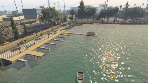 FIVEM Grove Street Lake | Multi-Purpose Waterfront MLO | Gym & Office | Outdoor Lounge | Amphitheater & Beach | Add-On | Optimized | Fivem Ready | High Quality — image 8