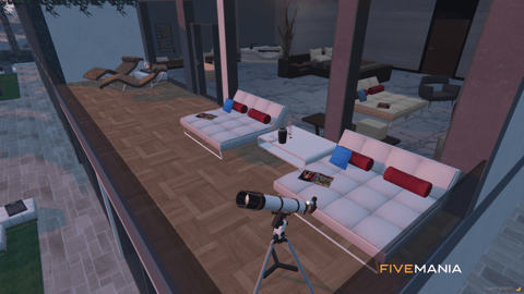 FIVEM Paradise Mansion | Luxury Modern Estate MLO | Interior & Exterior | Pool & Terrace | Add-On | Optimized | Fivem Ready | High Quality — image 9