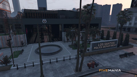 FIVEM Mission Row Police Department V3 | Comprehensive Police Station MLO | Interior & Exterior | Helipad | Multiple Offices | Add-On | Optimized | Fivem Ready | High Quality — image 2