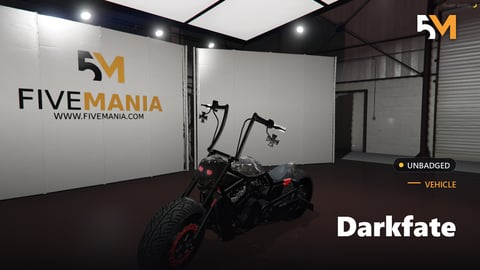 FIVEM Darkfate | Custom Chopper Motorcycle [Unbadged] Add-On | Optimized | Fivem Ready | High Quality cover