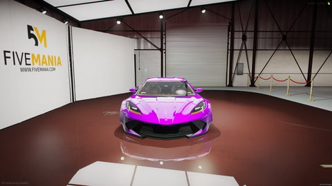 FIVEM Coquette4 | Realistic Sports Car Add-On | Custom Body Kit | Custom Wheels | Add-On | Optimized | Fivem Ready | High Quality — image 4
