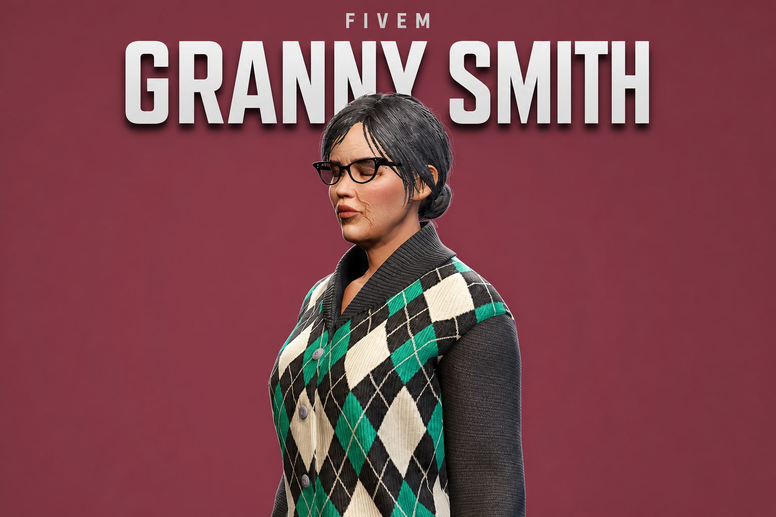 Granny Smith | Female Ped | Multiple Outfits | Optimized & Fivem Ready [Add-On]