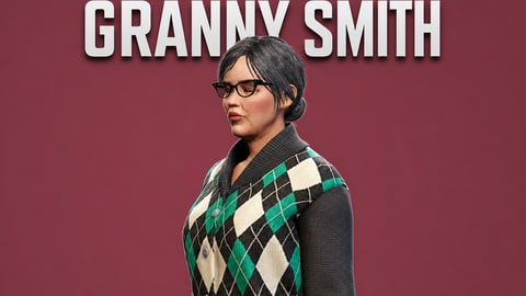 Granny Smith | Female Ped | Multiple Outfits | Optimized & Fivem Ready [Add-On] cover