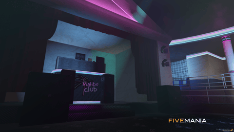 FIVEM Malibu Club | Vibrant Nightclub MLO | Interior & Exterior | DJ Booth | Bar Area | Neon Lighting | Add-On | Optimized | Fivem Ready | High Quality — image 8