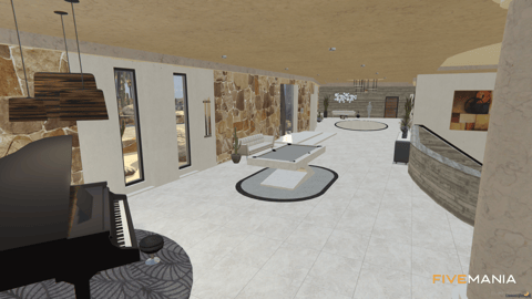 FIVEM Desert Mansion | Luxury Modern Estate | Interior & Exterior | Rooftop Patio | Outdoor Bar | Add-On | Optimized | Fivem Ready | High Quality — image 29