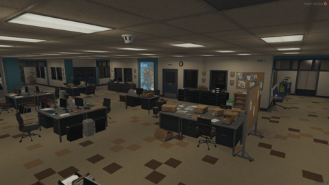 FIVEM City Lspd | Modern Police Department MLO | Interior & Exterior | Offices & Briefing Rooms | Add-On | Optimized | Fivem Ready | High Quality — image 15