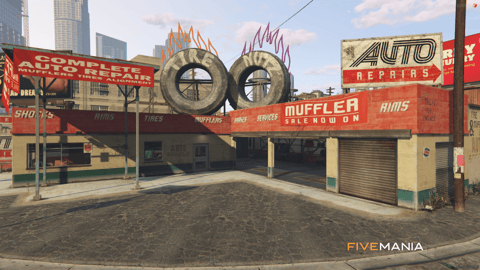 FIVEM Mehserv Mechanic Shop | Full-Service Mechanic Shop MLO | Interior & Exterior | Working Bays | Office & Waiting Area | Add-On | Optimized | Fivem Ready | High Quality — image 2
