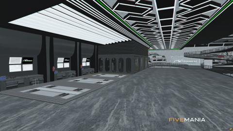 FIVEM Underground Mechanic | Modern Multi-Level Garage MLO | Interior & Exterior | Custom Props | Rooftop Helipads | Vehicle Lifts | Add-On | Optimized | Fivem Ready | High Quality — image 12