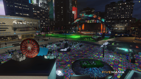 FIVEM Legion Square V5 | Revitalized City Hub MLO | Outdoor Stage & Shops | Dynamic Lighting | Add-On | Optimized | Fivem Ready | High Quality — image 26